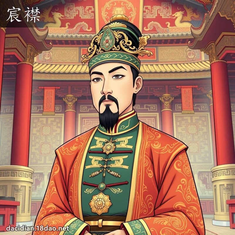 宸襟 - 國語大辭典配圖