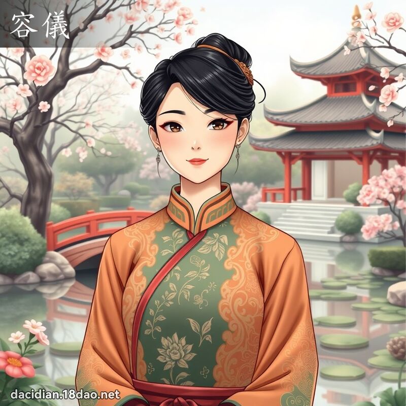 容仪 - 国语大辞典配图