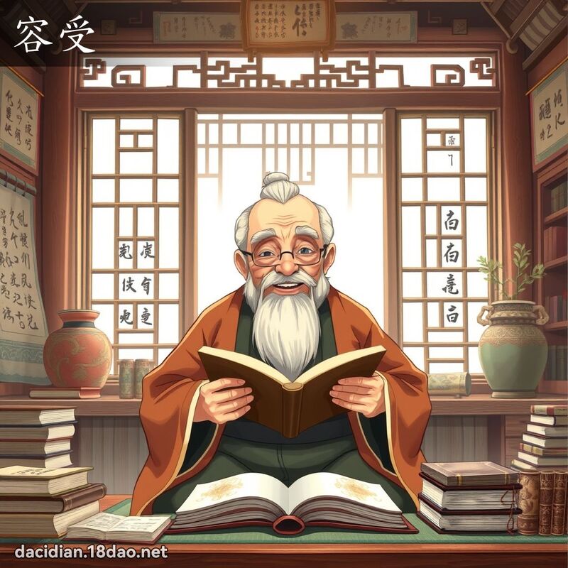 容受 - 國語大辭典配圖