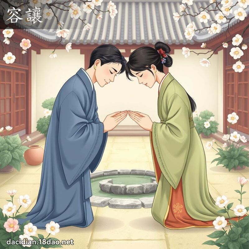 容讓 - 國語大辭典配圖