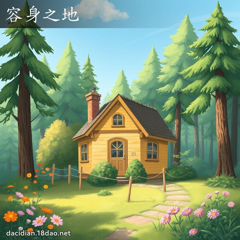 容身之地 - 國語大辭典配圖