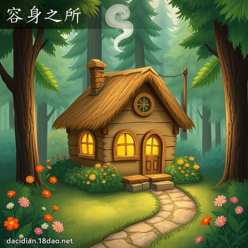 容身之所 - 國語大辭典配圖