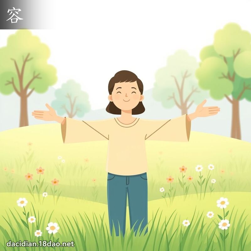 容 - 國語大辭典配圖