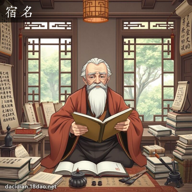 宿名 - 國語大辭典配圖