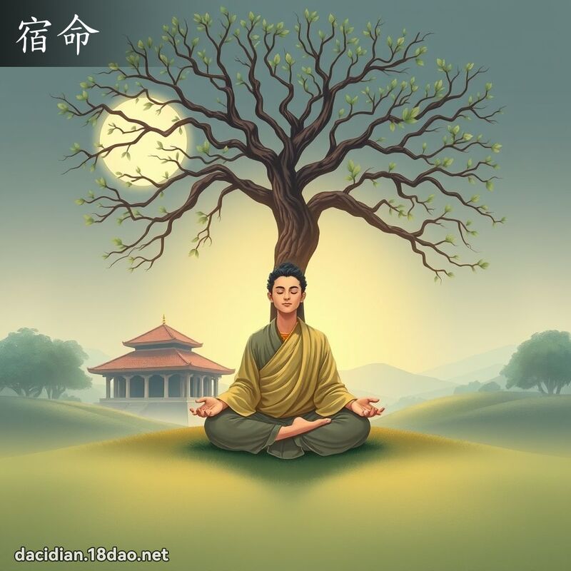 宿命 - 國語大辭典配圖