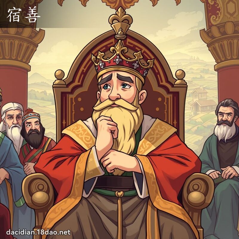 宿善 - 國語大辭典配圖