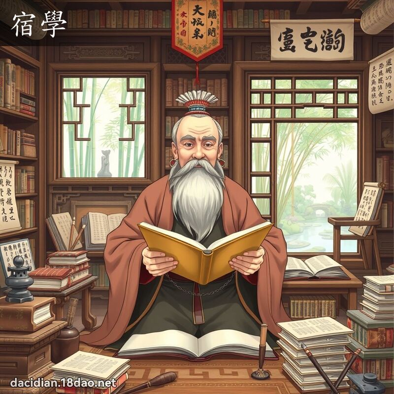 宿學 - 國語大辭典配圖