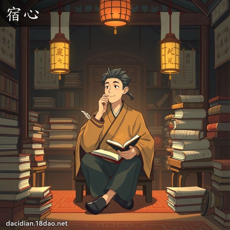 宿心 - 國語大辭典配圖