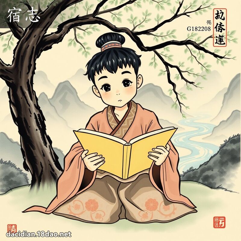 宿志 - 國語大辭典配圖