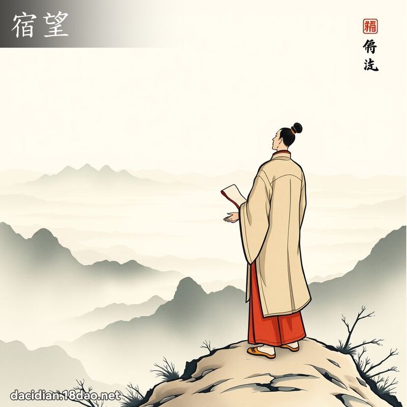 宿望 - 國語大辭典配圖