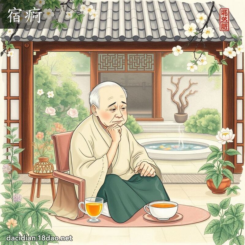 宿痾 - 國語大辭典配圖