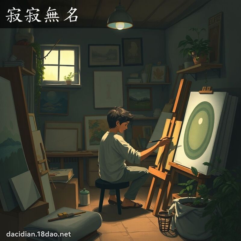 寂寂无名 - 国语大辞典配图