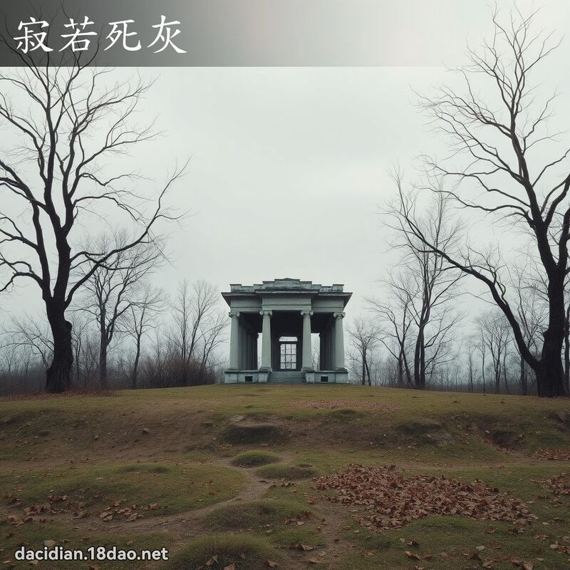 寂若死灰 - 國語大辭典配圖