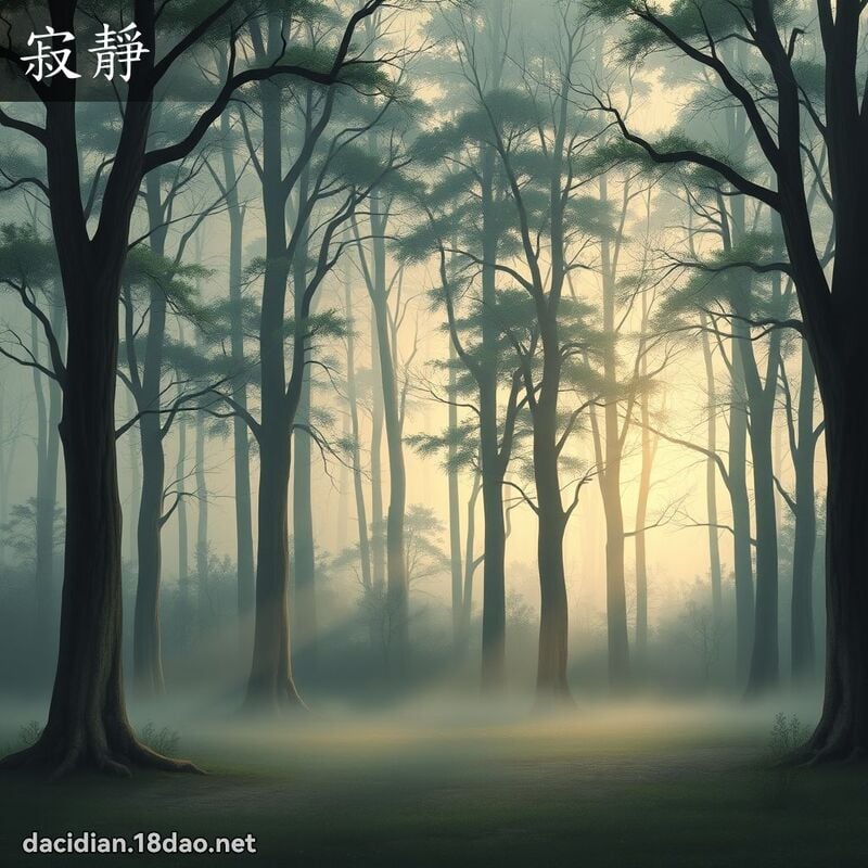 寂靜 - 國語大辭典配圖
