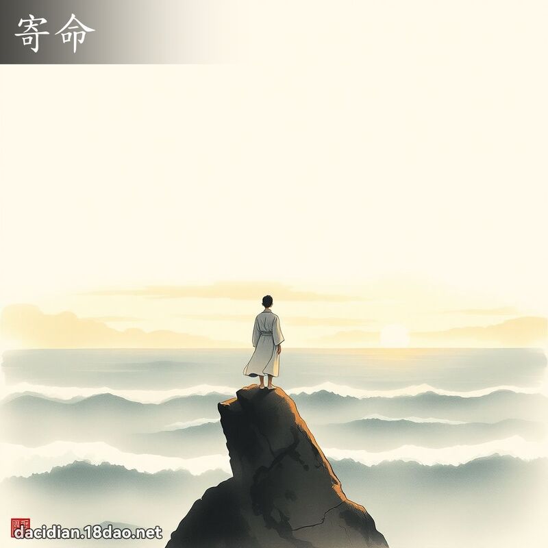 寄命 - 國語大辭典配圖
