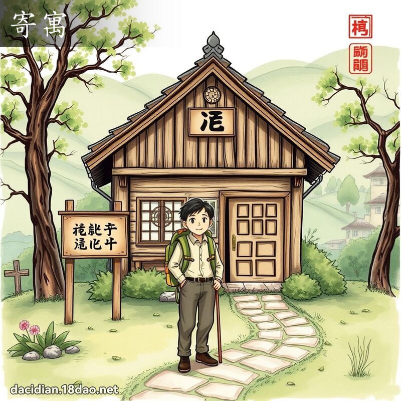 寄寓 - 國語大辭典配圖