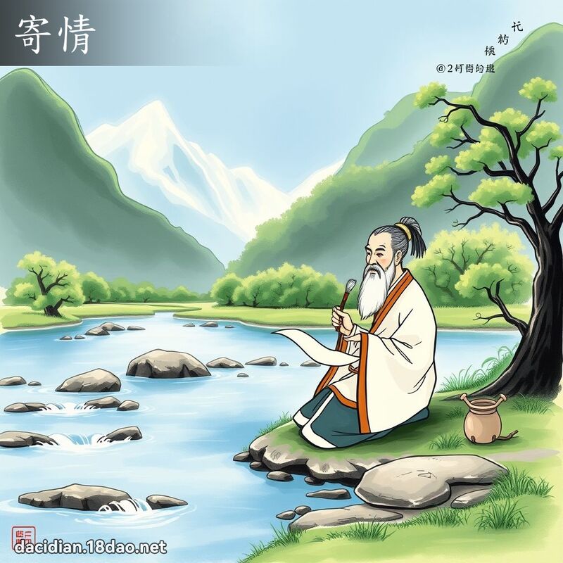 寄情 - 國語大辭典配圖