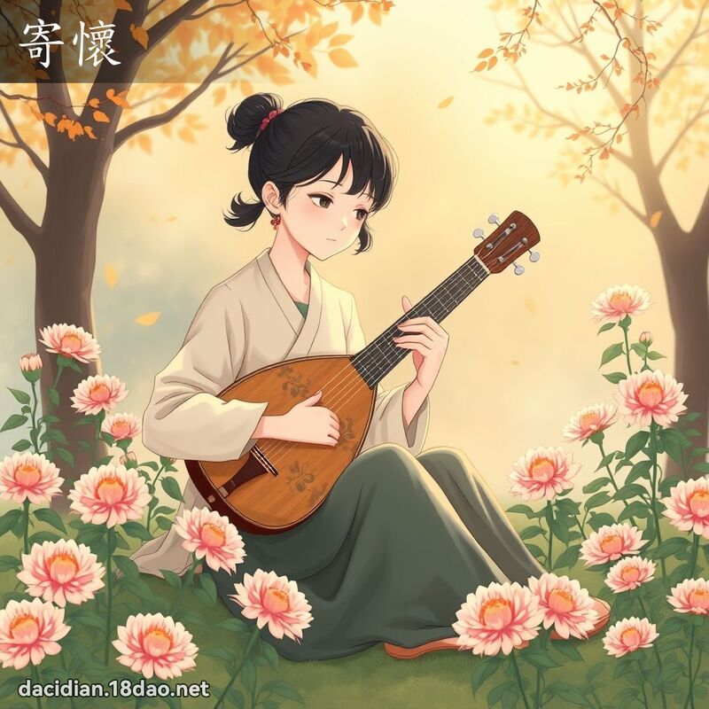 寄懷 - 國語大辭典配圖