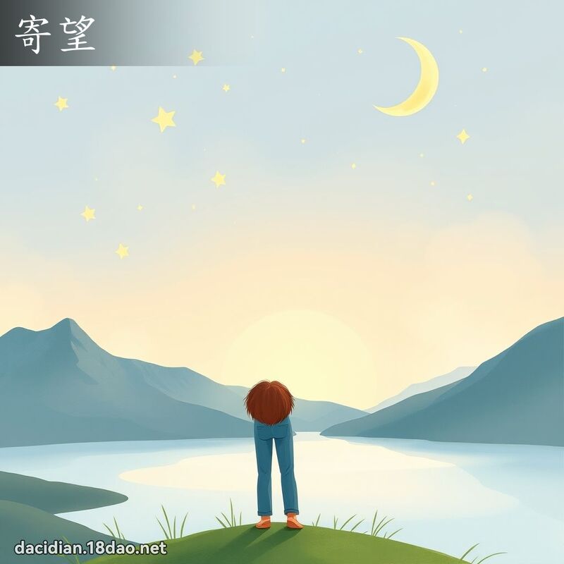 寄望 - 國語大辭典配圖
