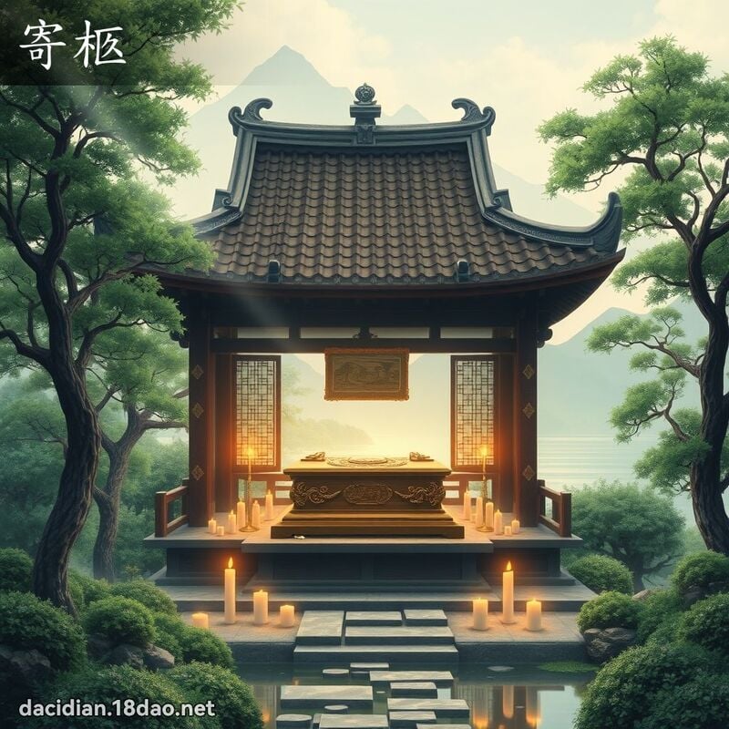 寄柩 - 国语大辞典配图