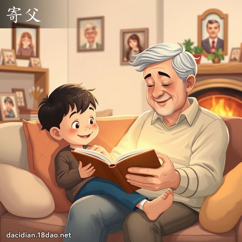 寄父 - 国语大辞典配图