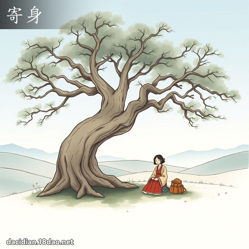 寄身 - 國語大辭典配圖