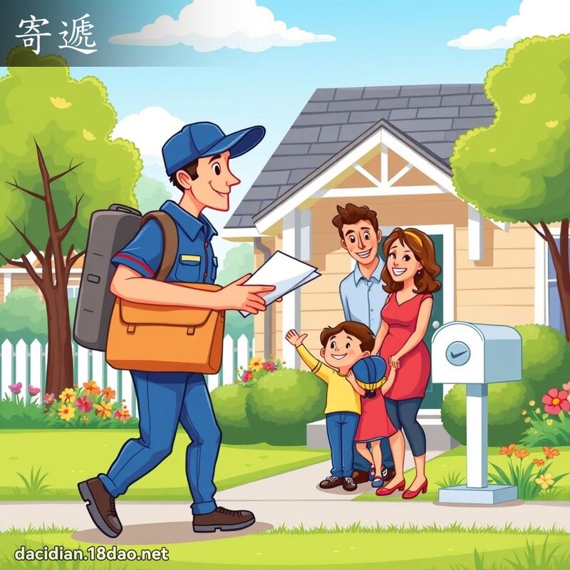 寄遞 - 國語大辭典配圖