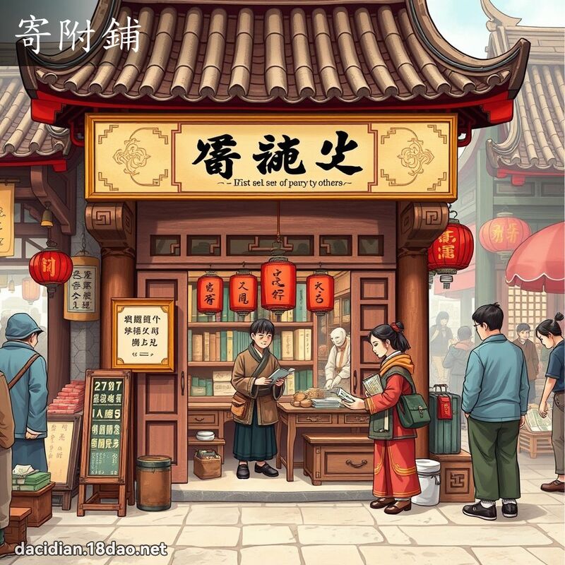 寄附铺 - 国语大辞典配图