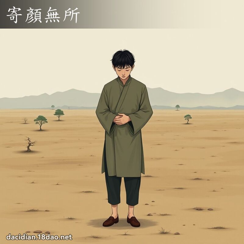寄顏無所 - 國語大辭典配圖