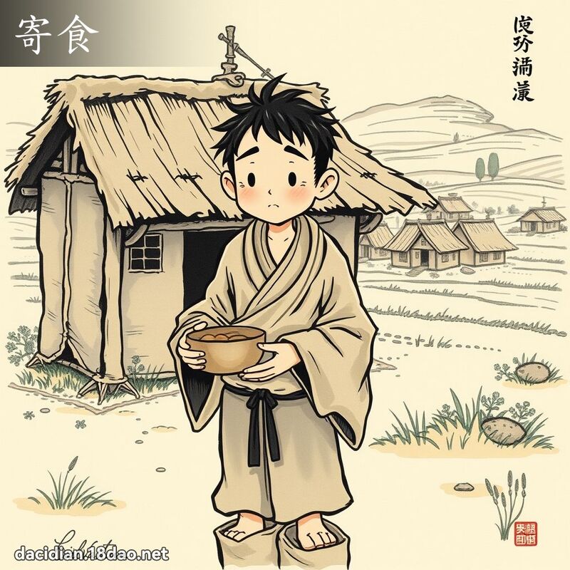 寄食 - 國語大辭典配圖