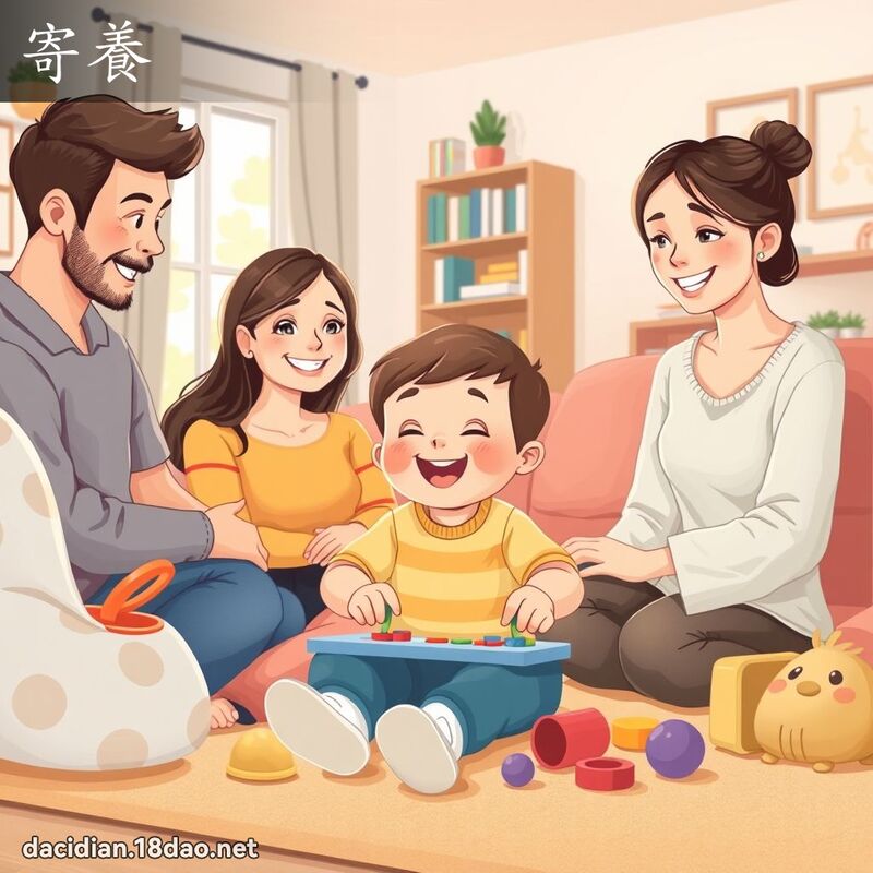 寄养 - 国语大辞典配图