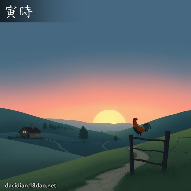寅时 - 国语大辞典配图
