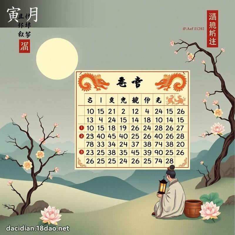 寅月 - 國語大辭典配圖
