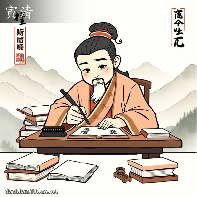 寅清 - 國語大辭典配圖