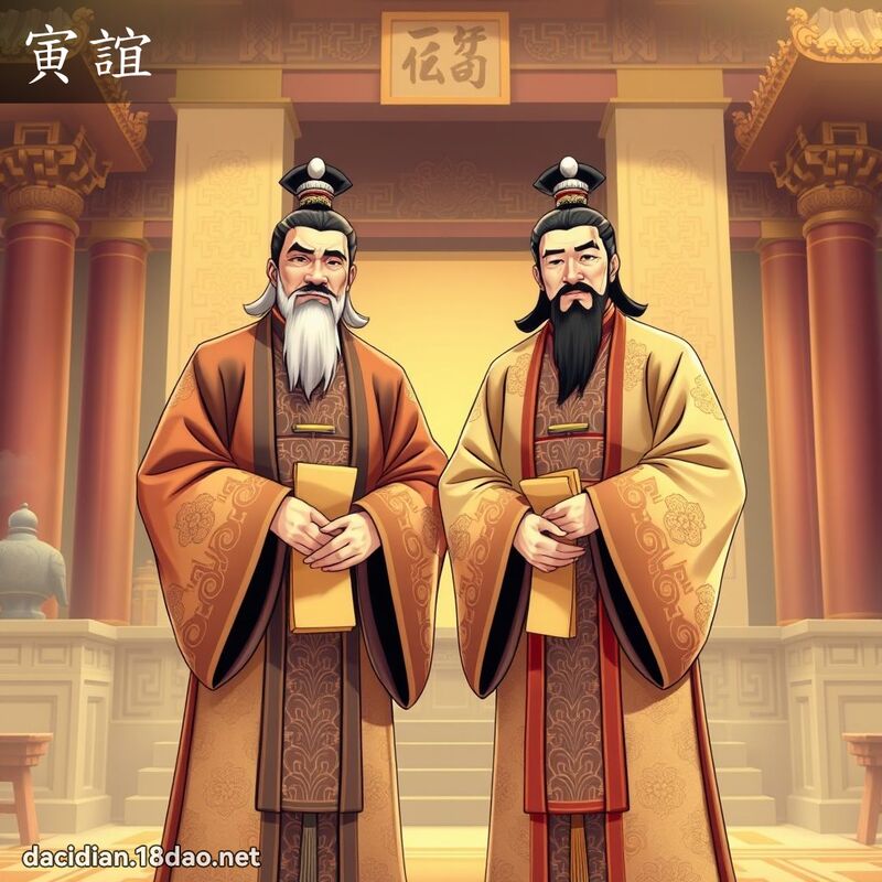 寅谊 - 国语大辞典配图