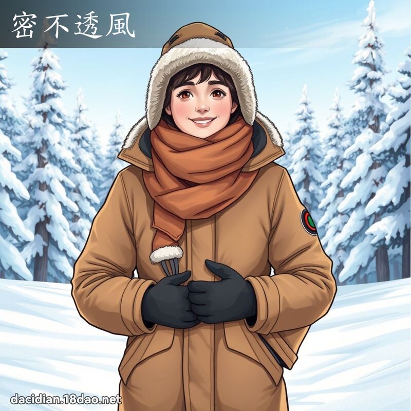 密不透风 - 国语大辞典配图