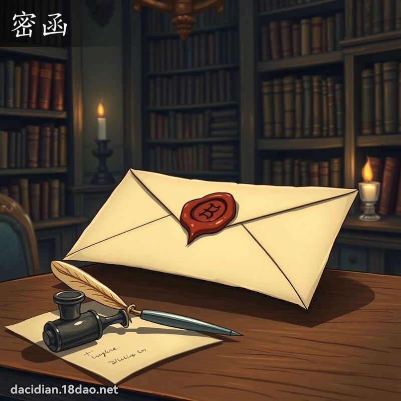 密函 - 国语大辞典配图