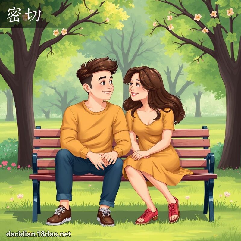 密切 - 國語大辭典配圖