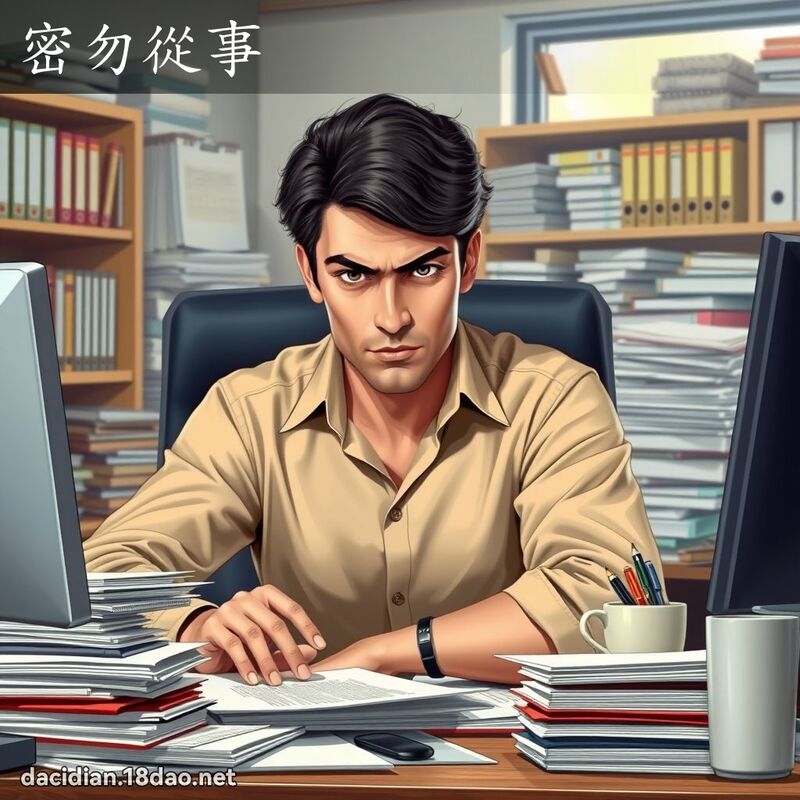 密勿从事 - 国语大辞典配图