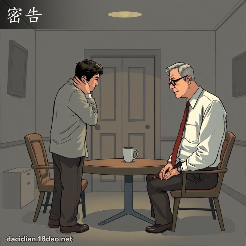密告 - 國語大辭典配圖