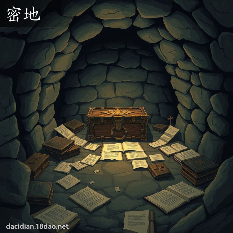 密地 - 國語大辭典配圖