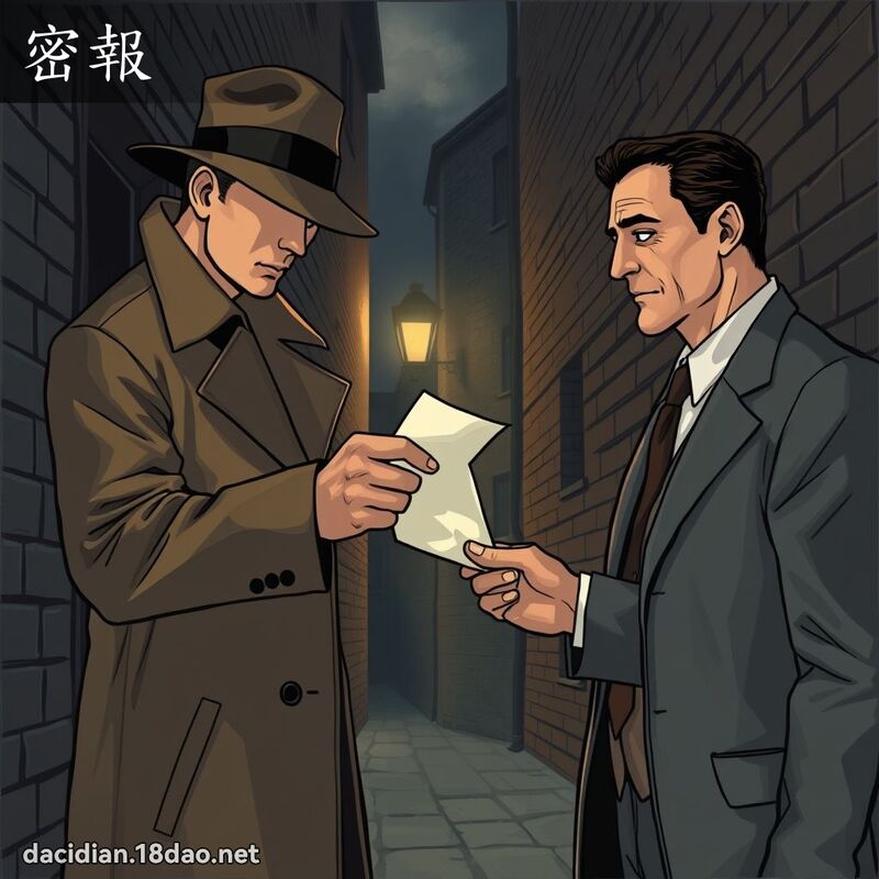密報 - 國語大辭典配圖