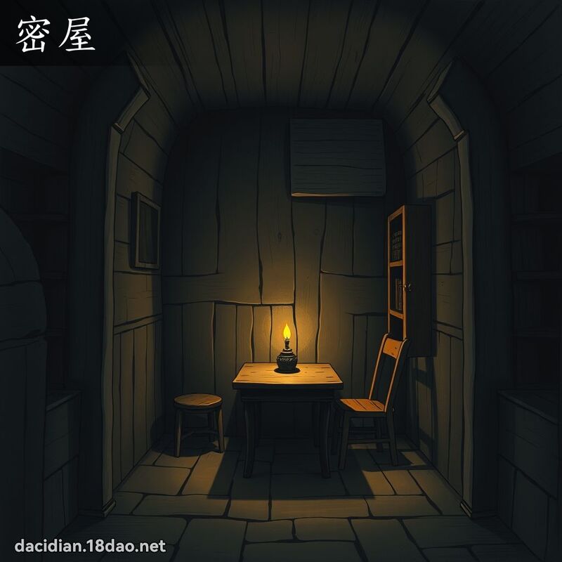 密屋 - 國語大辭典配圖