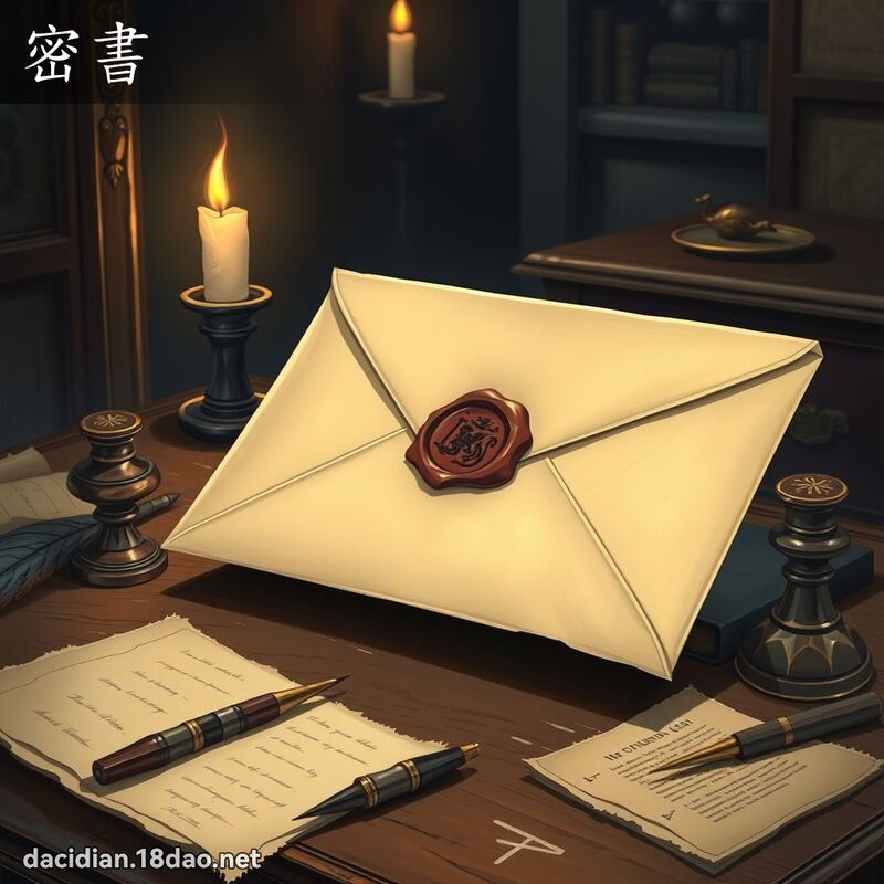 密書 - 國語大辭典配圖