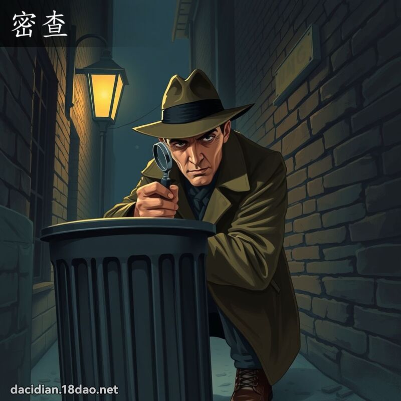 密查 - 国语大辞典配图