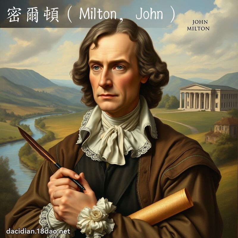 密爾頓（Milton, John） - 國語大辭典配圖