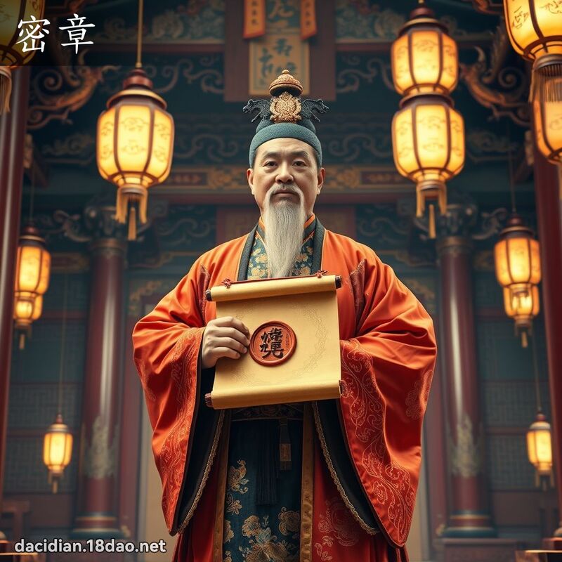 密章 - 国语大辞典配图