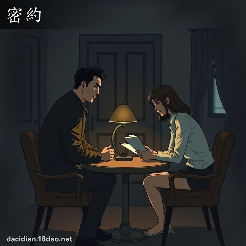 密約 - 國語大辭典配圖