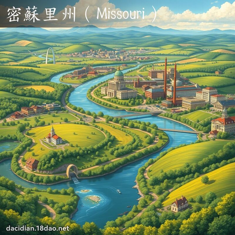 密蘇里州（Missouri） - 國語大辭典配圖