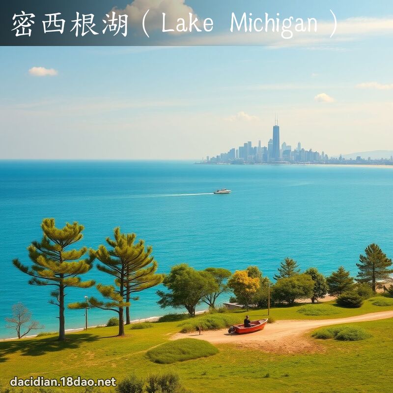 密西根湖（Lake Michigan） - 國語大辭典配圖